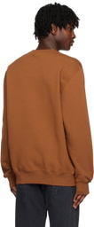Carhartt Work In Progress Orange Pocket Sweatshirt