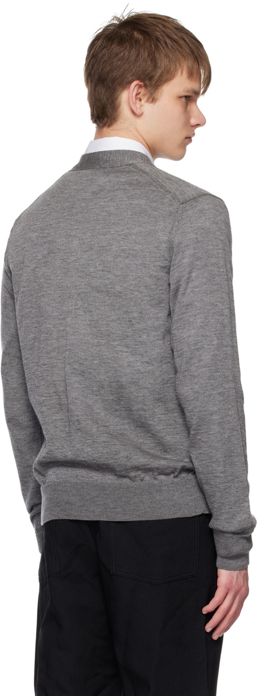 Comme des Garçons Shirt Gray Brett Westfall Edition Cardigan