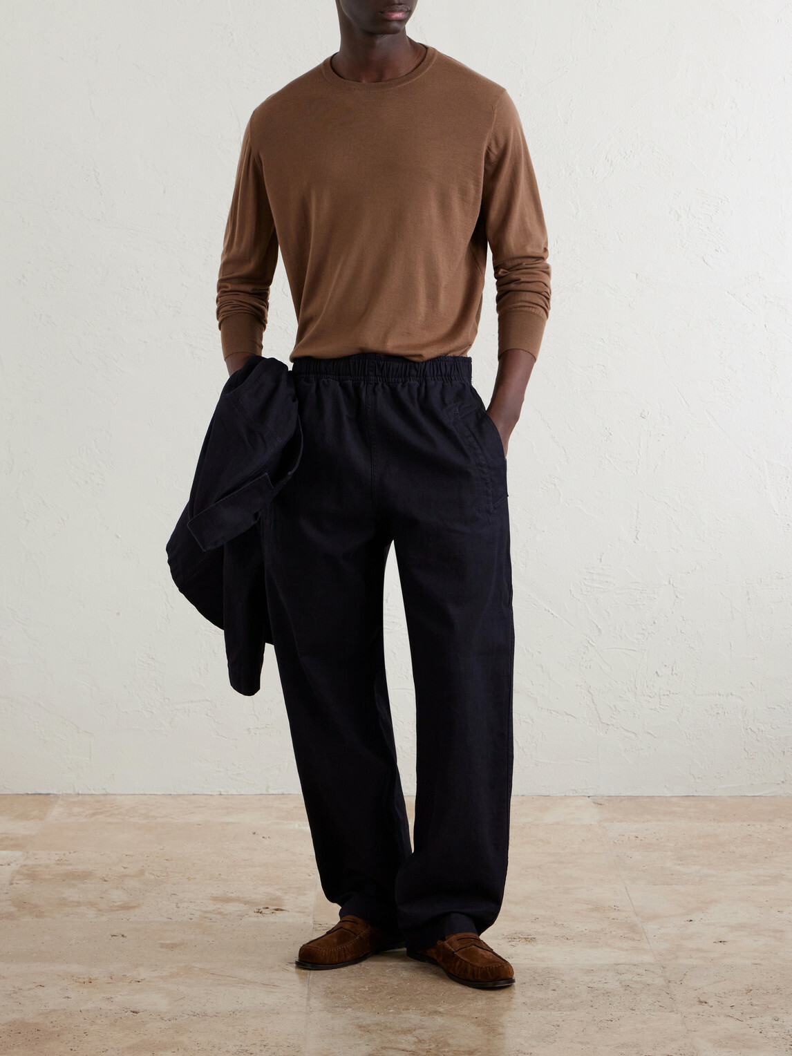 William Lockie - Merino Wool Sweater - Brown