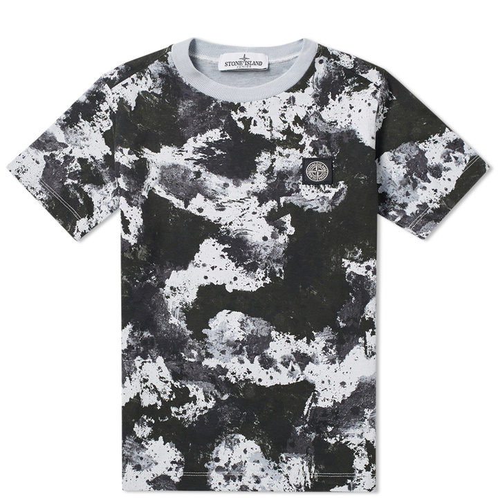 Photo: Stone Island Junior Garment Dyed Camouflage Tee