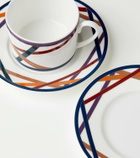 Missoni Nastri set of 6 teacups and saucers