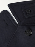 Belstaff - Double-Breasted Virgin Wool-Blend Peacoat - Blue