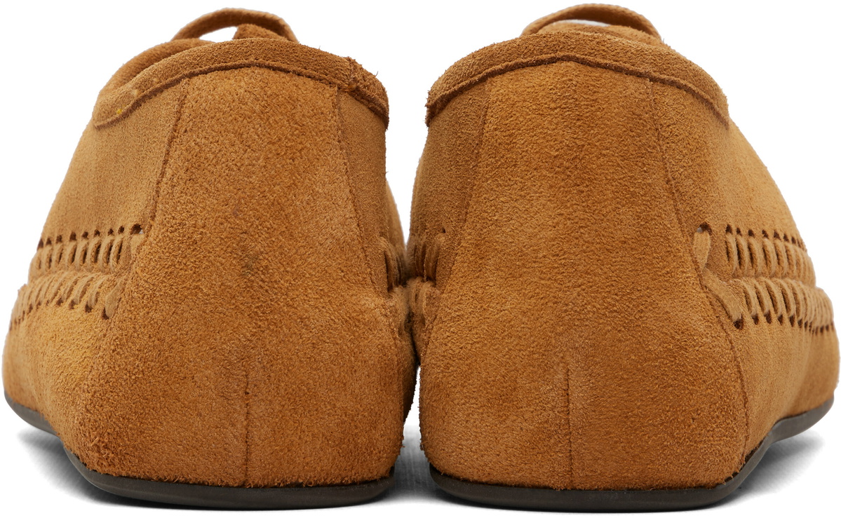 HEREU Tan Birla Suede Loafers