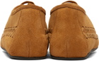 HEREU Tan Birla Suede Loafers