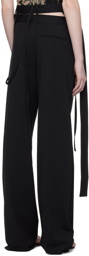 Ottolinger Black Signature Wrap Suit Trousers
