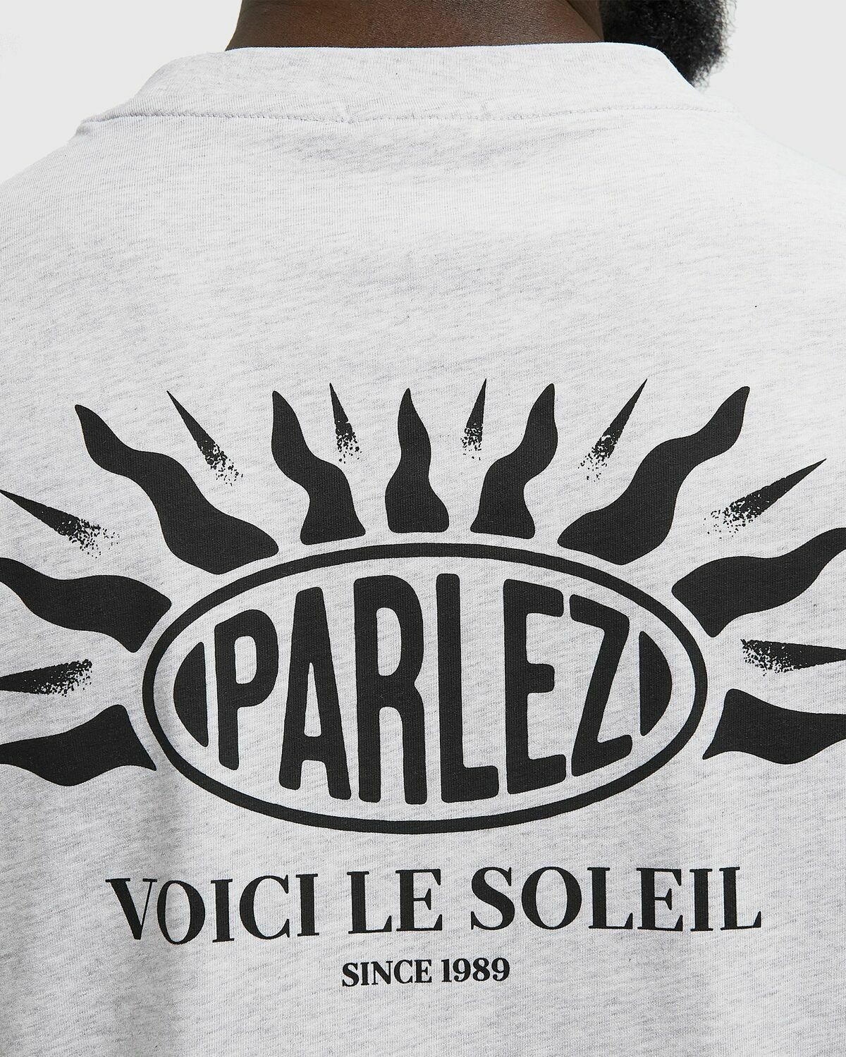 Parlez Soleil Tee Grey Mens Shortsleefe