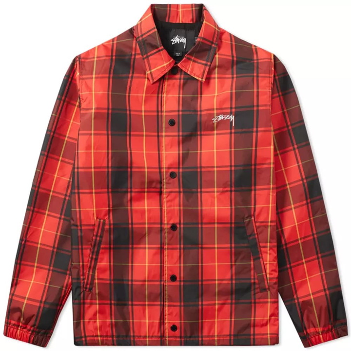 Photo: Stussy Cruize Coach Jacket Red