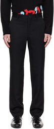 Comme des Garçons Homme Plus Black Four-Pocket Trousers