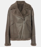 Yves Salomon Meteo shearling-lined leather jacket