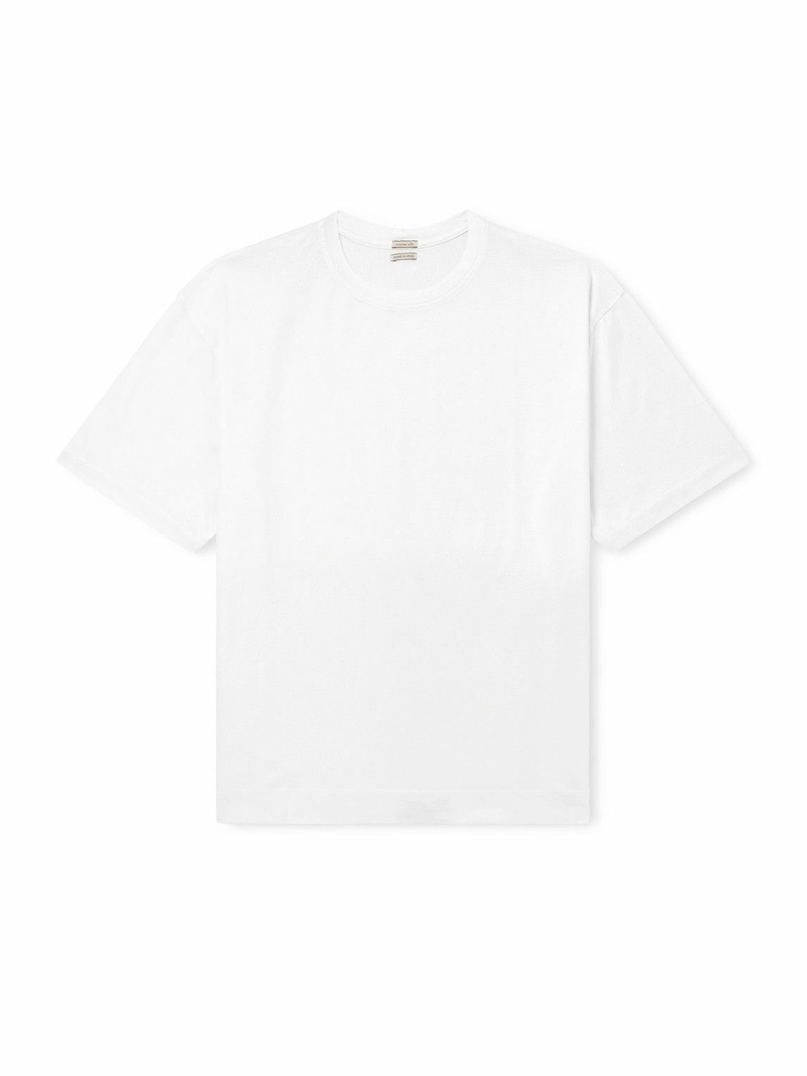 Massimo Alba - Nevis Cotton-Jersey T-Shirt - White
