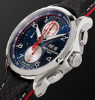 Baume & Mercier - Clifton Club Shelby Cobra Automatic Chronograph 44mm Stainless Steel and Leather Watch, Ref. No. 10343 - Blue