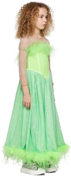 Poster Girl SSENSE Exclusive Kids Green Seraphina Dress