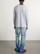 Noah - Core Logo-Printed Cotton-Jersey T-shirt - Gray