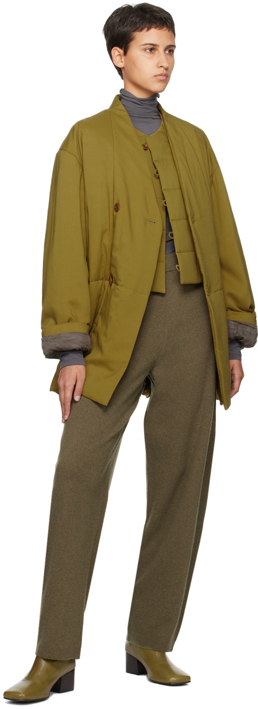 LEMAIRE Khaki Wadded Jacket Lemaire