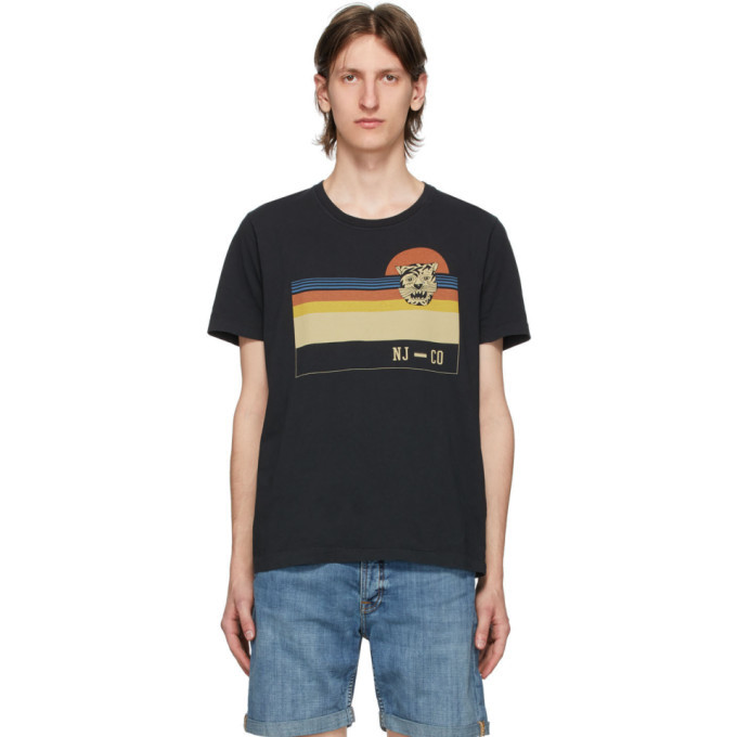 Photo: Nudie Jeans Black Misfit Sunset Roy T-Shirt