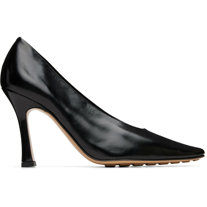 Photo: Bottega Veneta Black Sofia Heels