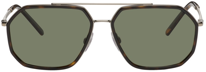 Photo: Dolce & Gabbana Tortoiseshell Aviator Sunglasses