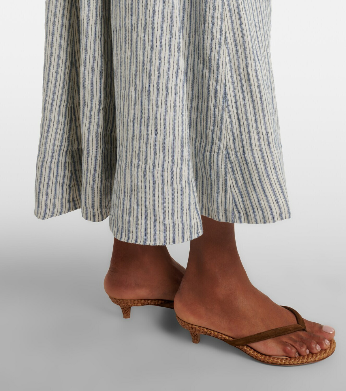 Polo Ralph Lauren Striped linen midi dress