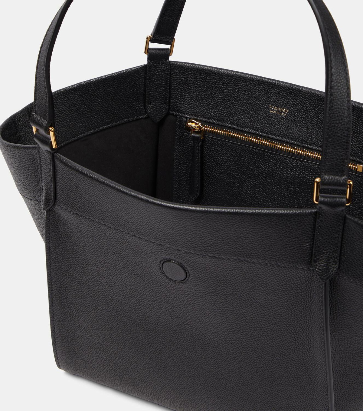 TOM FORD TARA ラフィアート トートバッグ Midiumサイズ(Black） 22263602_52541265_600.jpg