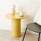 The Conran Shop Mag Round Side Table in Yellow 40Cm