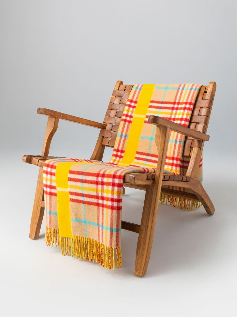 Johnstons Of Elgin Reversible Wool Throw