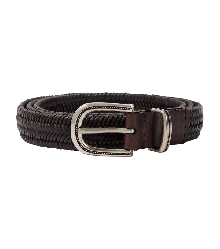 Photo: Brunello Cucinelli Woven leather belt