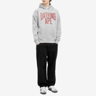 A Bathing Ape Men's Nyc Logo Pullover Hoodie in Gray