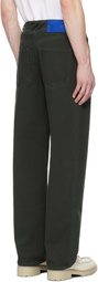 Burberry Black Regular-Fit Jeans