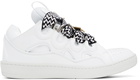 Lanvin White Future Edition Curb 3.0 Sneakers