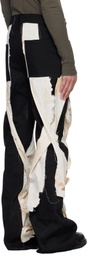 Swampgod Black Cutout Trousers