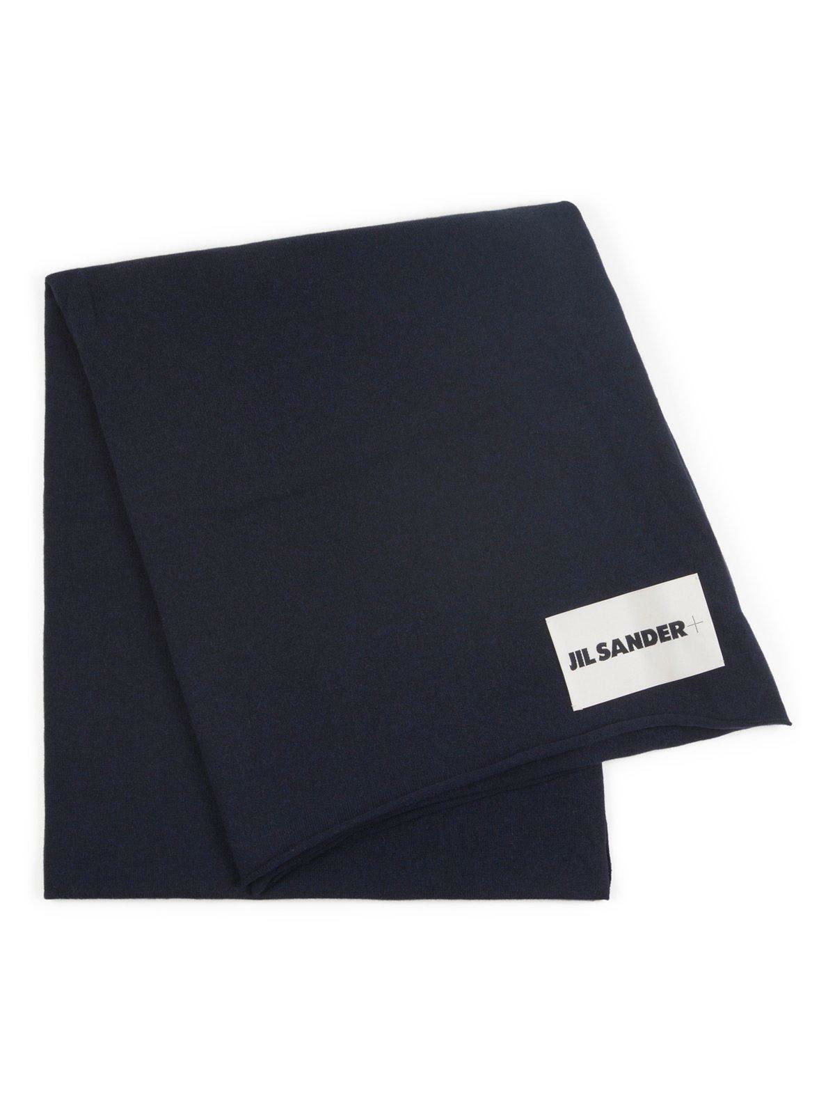 Jil Sander Black Down Scarf Jil Sander