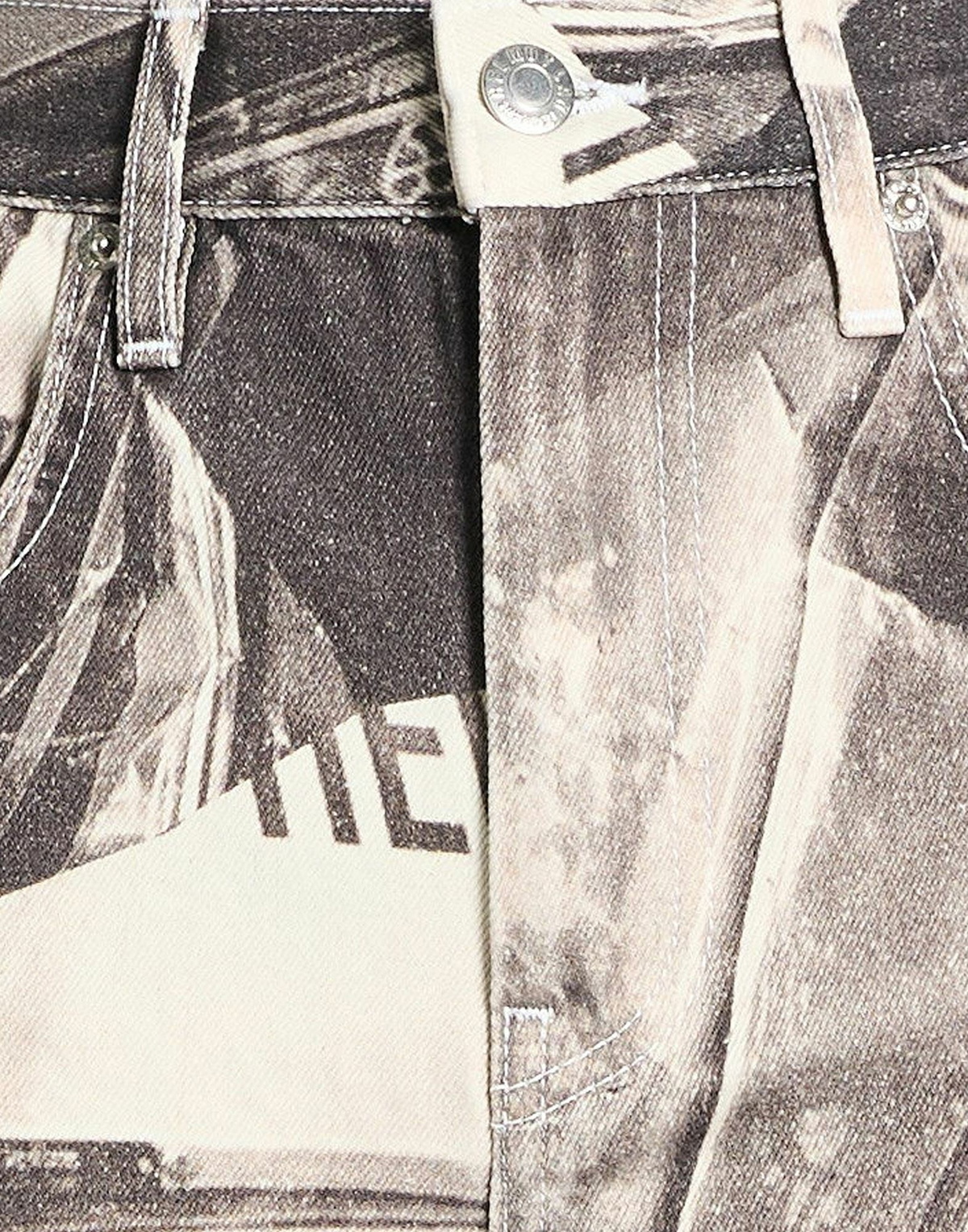 Helmut Lang Womens Jeans in Grey