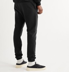 FEAR OF GOD - The Vintage Tapered Fleece-Back Cotton-Jersey Sweatpants - Black