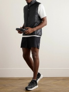 ON - Weather Slim-Fit Recycled-Ripstop and Mesh Gilet - Black