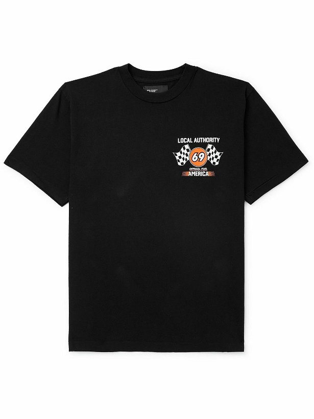 Photo: Local Authority LA - Sex Drive Logo-Print Cotton-Jersey T-Shirt - Black