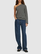 THE FRANKIE SHOP - Jean Cotton One-shoulder Top