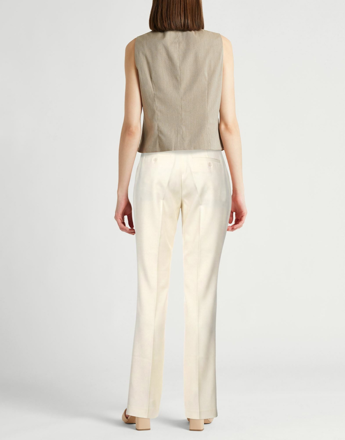Incotex Womens Pants Cream