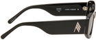 The Attico Black Linda Farrow Edition Berta Sunglasses