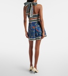 Alémais Cove printed linen shorts