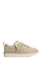 UGG Lo Lowmel Slipper-mule In Beige Suede And Fabric