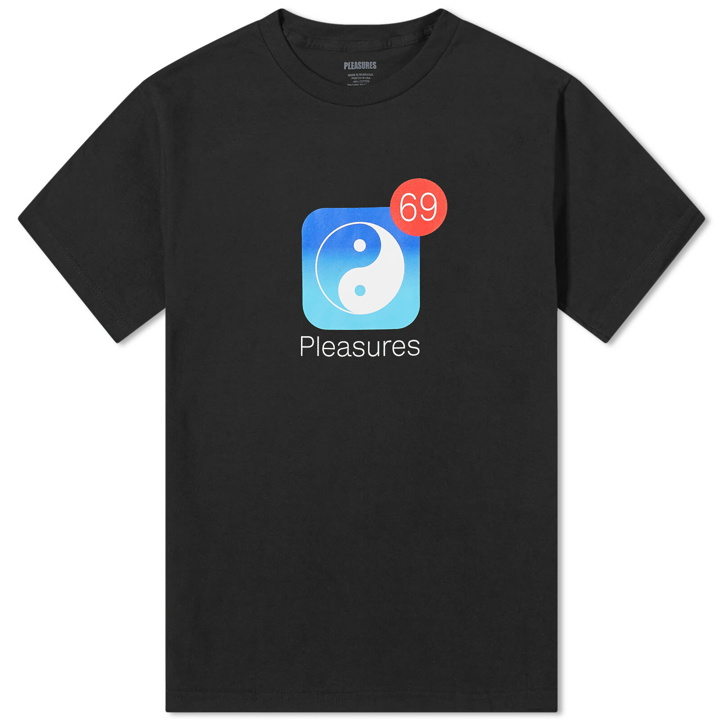 Photo: Pleasures Men's Notify T-Shirt in Black