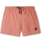 Hugo Boss - Tuna Slim-Fit Mid-Length Swim Shorts - Orange