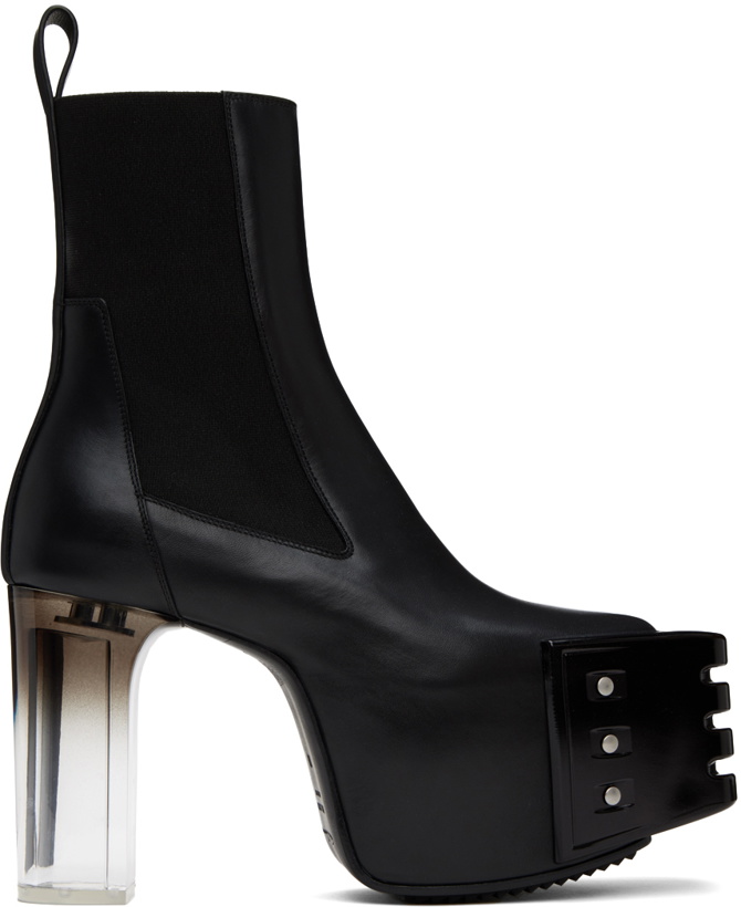 Photo: Rick Owens Black Grilled Boots