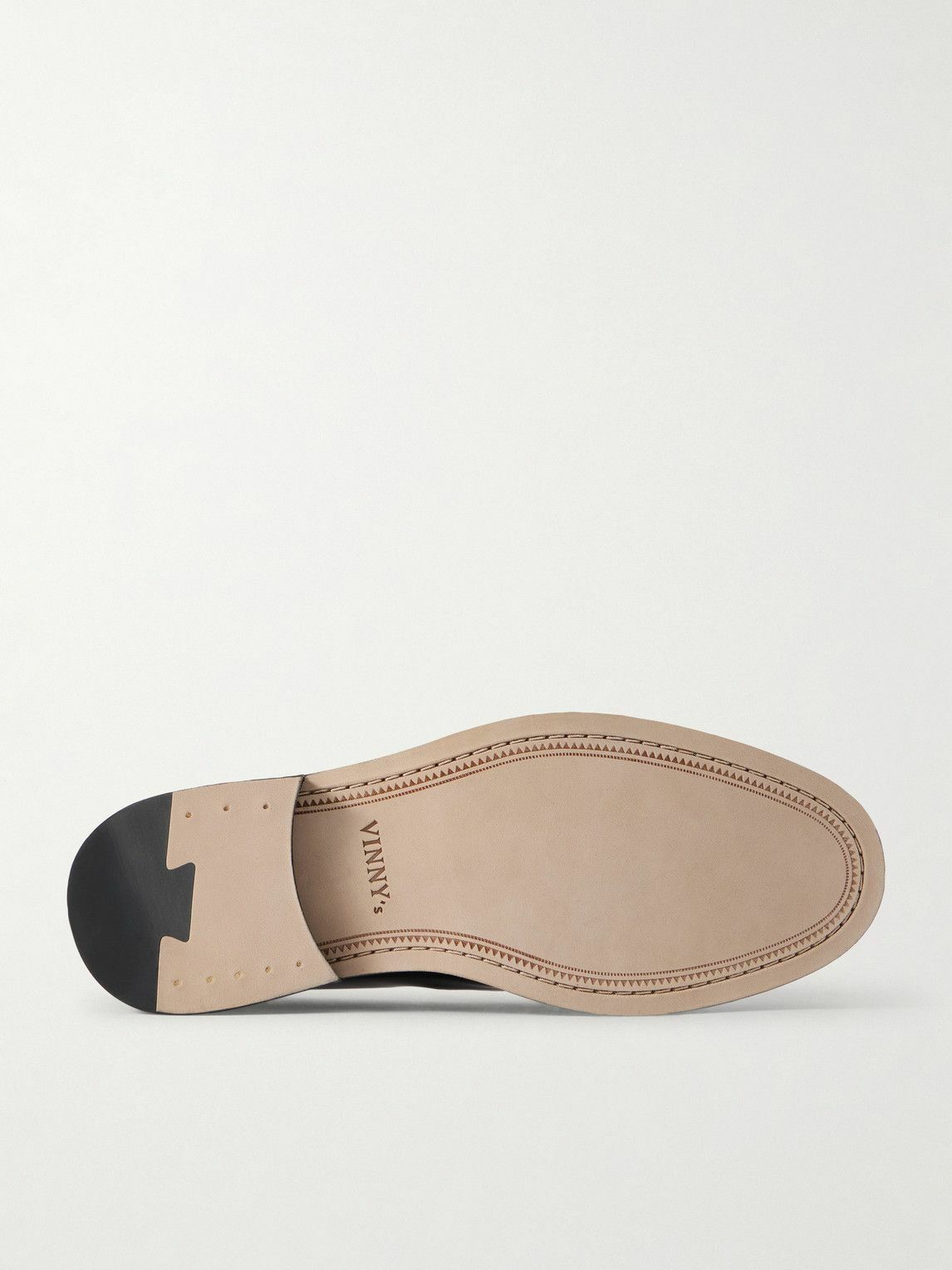 VINNY's - Townee Leather Penny Loafers - Black