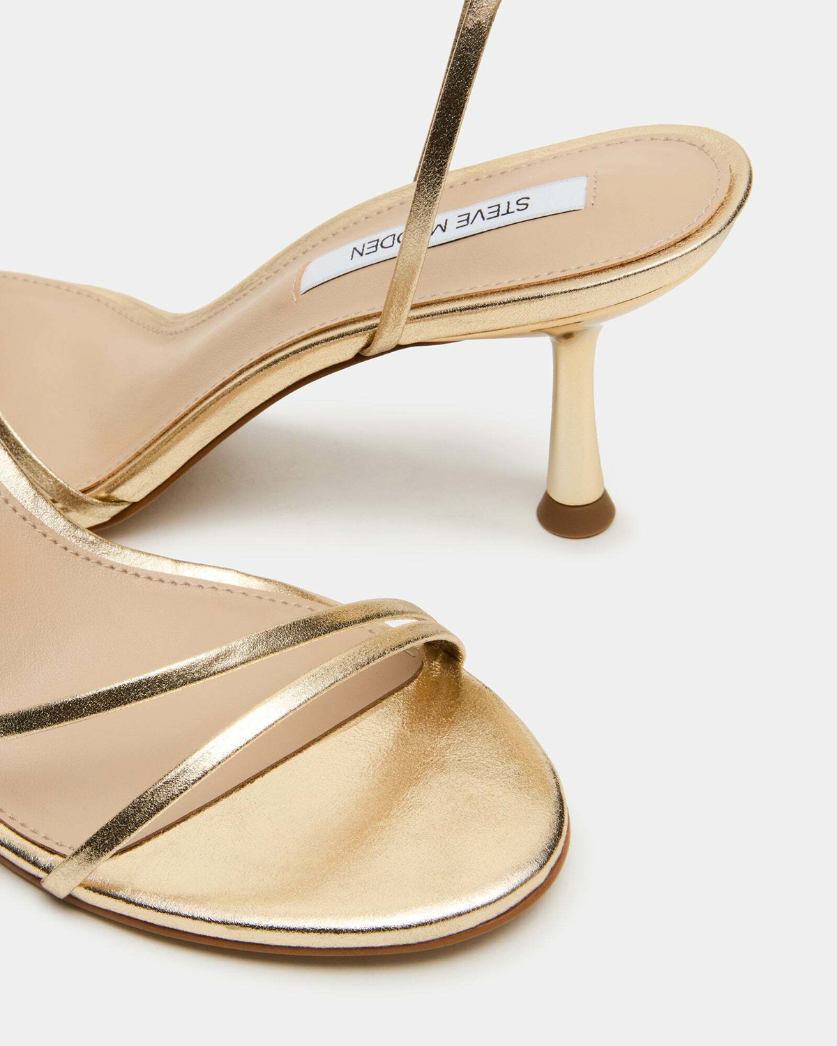 Steve Madden Eras Heels in Gold