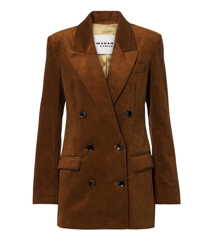 Photo: Marant Etoile Rasma cotton and linen corduroy blazer
