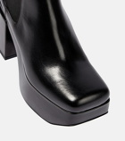 Dorothee Schumacher Platform leather Chelsea boots