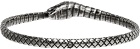 Hugo Silver Snake Circle Bracelet