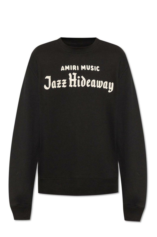 Photo: AMIRI Logo Patch Crewneck Sweatshirt