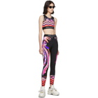 Emilio Pucci Multicolor Burle Print Sport Bra